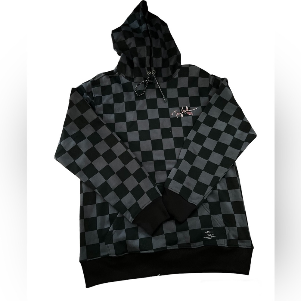 Tony Hawk Checked  out Graphic Men Hoodie size Medium